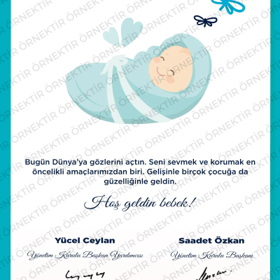 Hoş Geldin Destek Kartı