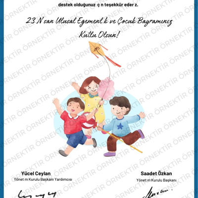 23 Nisan Destek Kartı